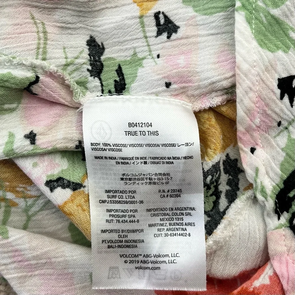 Volcom “That’s My Hype” floral top - Picture 7 of 8